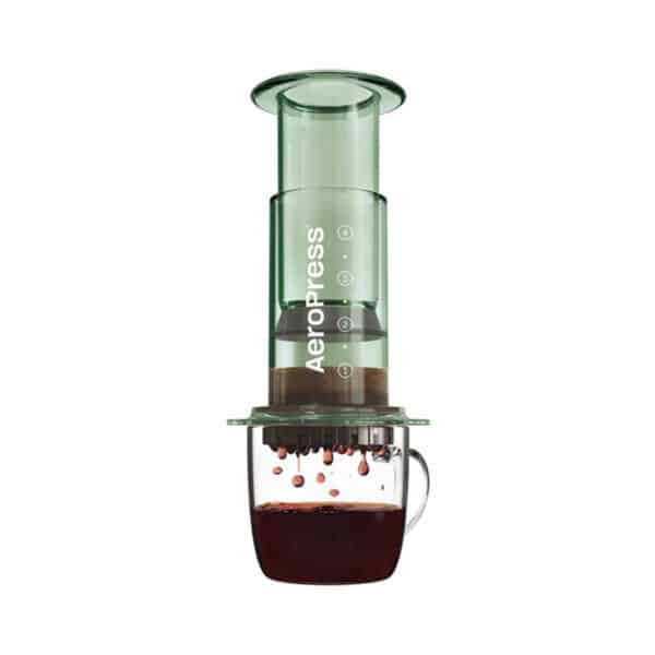 AeroPress Clear Green Coffee Maker