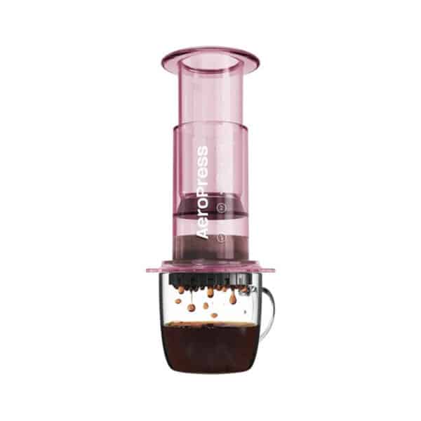 AeroPress Clear Pink Coffee Maker